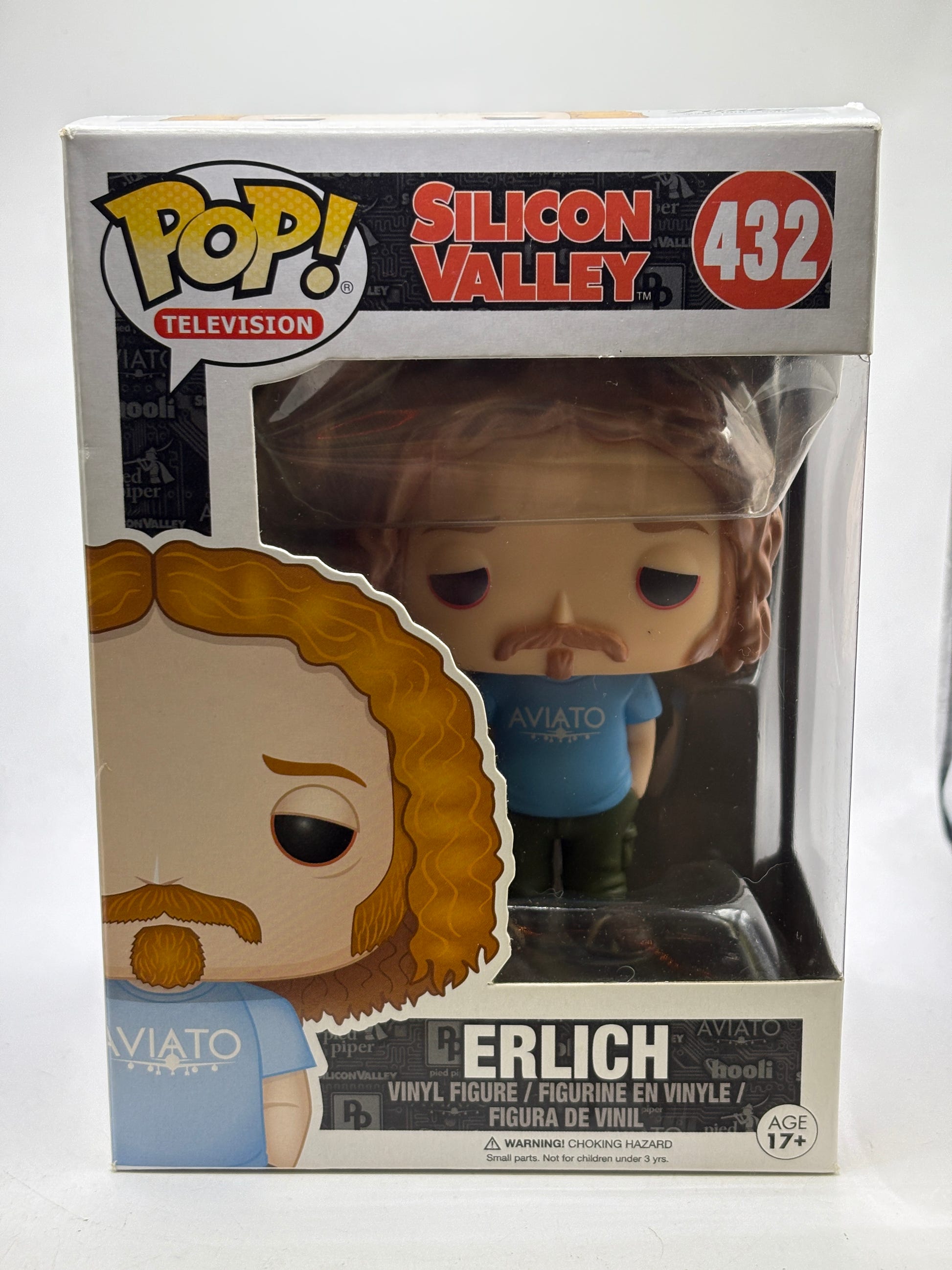 Funko POP! Television Silicon Valley #432 Erlich Vinyl Figure image 1
