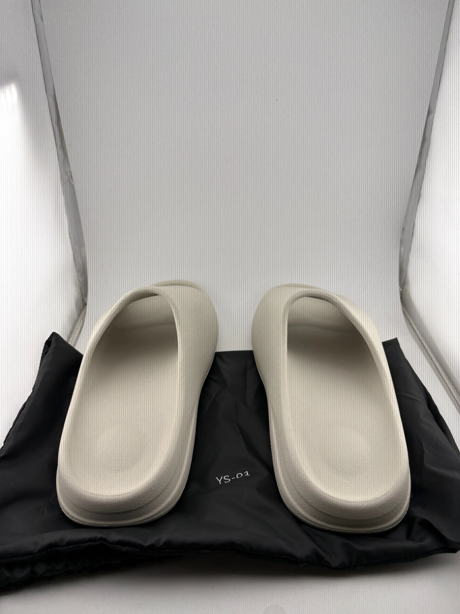 Adidas YEEZY Slides - YS-01 Cream Size US 11 Sandals FRENLY BRICKS - Open 7 Days