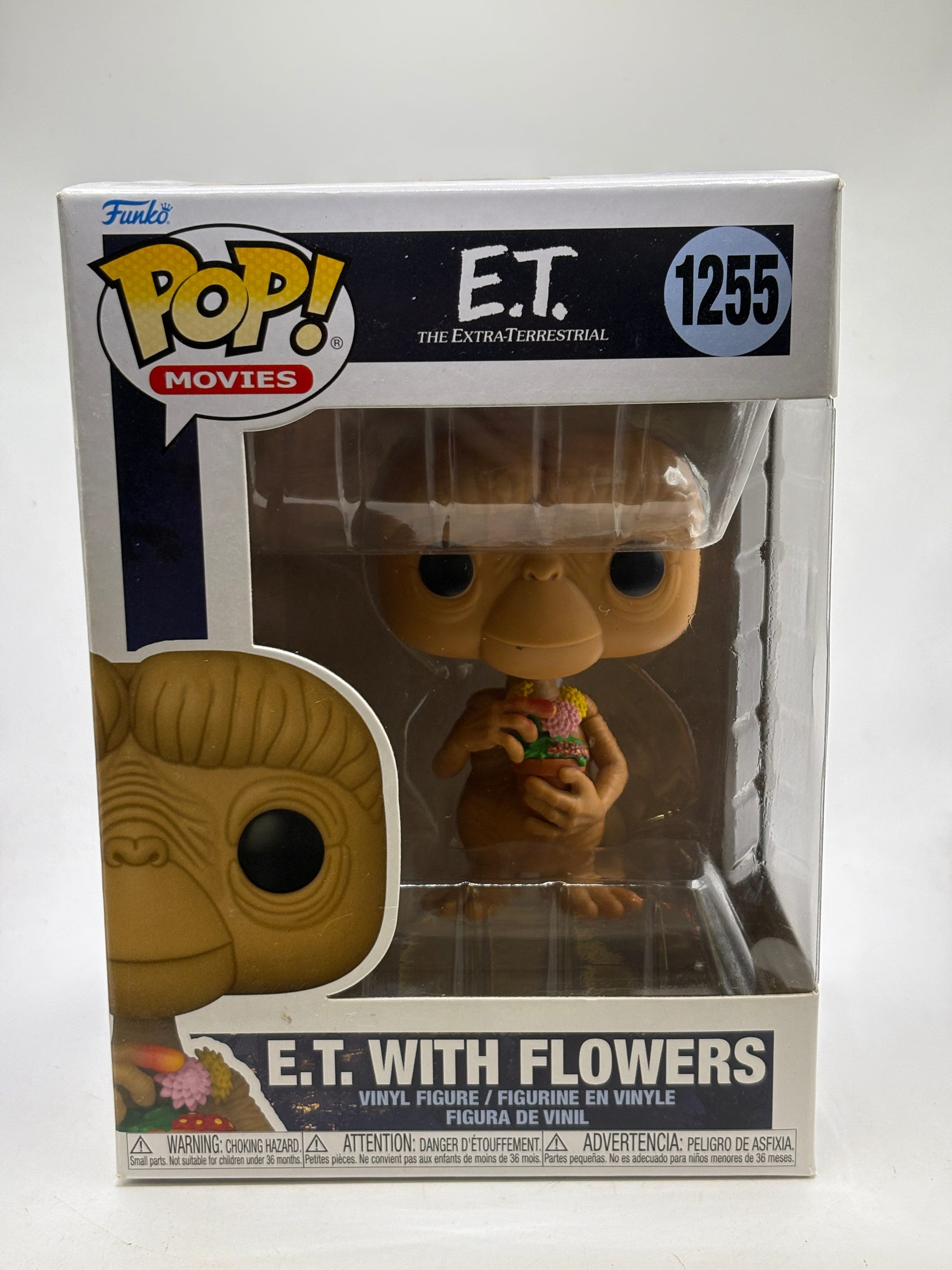Funko POP! Movies E.T #1255 E.T. with Flowers Vinyl Figure image 1