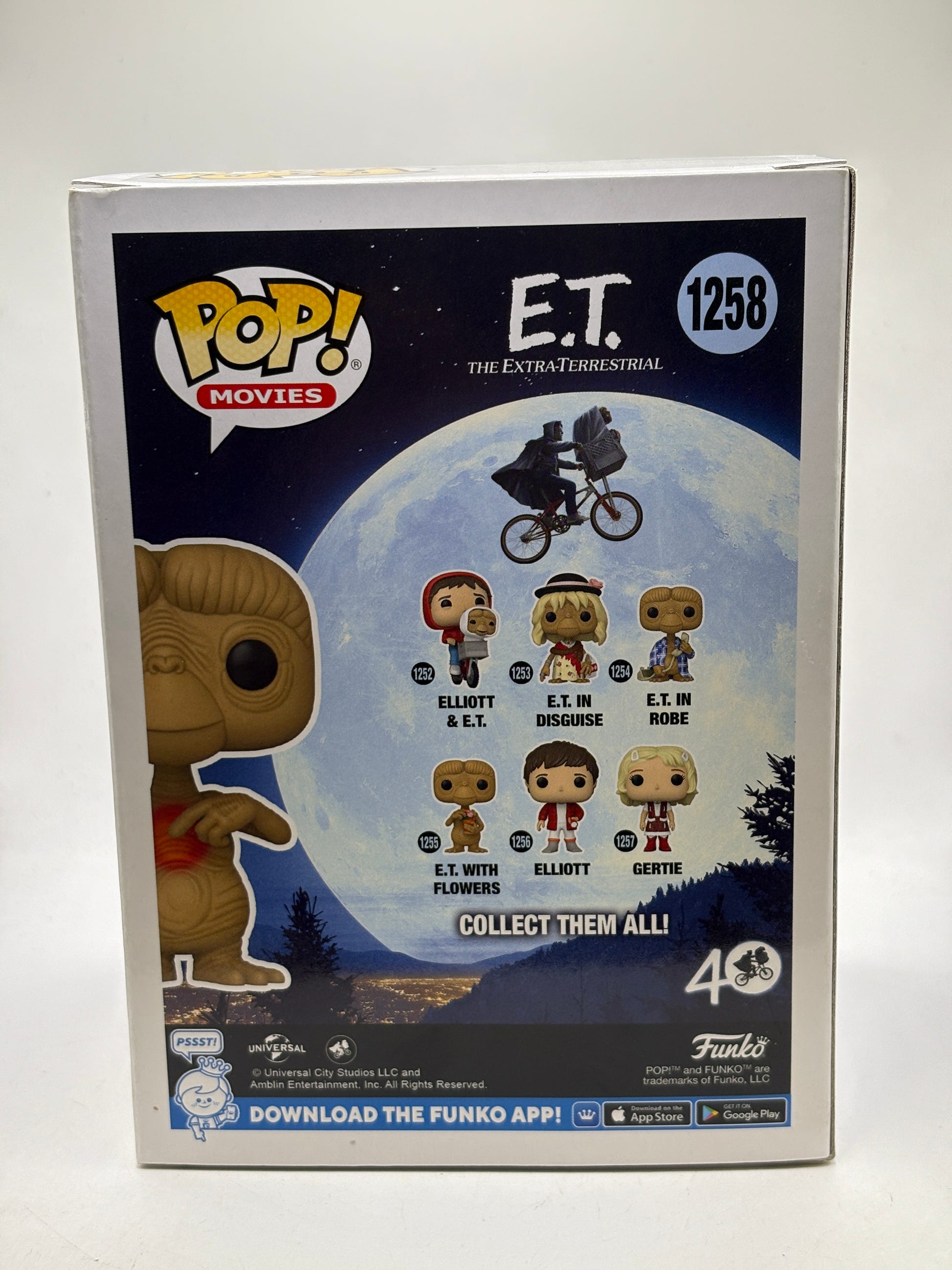 Funko POP! Movies E.T #1258 E.T With Glowing Heart Glow Special Edition image 3
