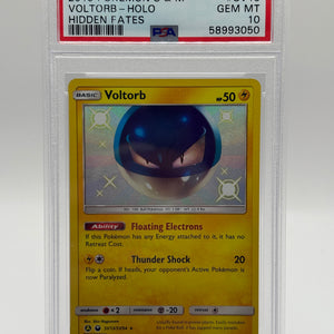 2019 Pokemon S&M Hidden Fates - Voltorb SV13/SV94 Holo Shiny PSA 10 FRENLY BRICKS - Open 7 Days