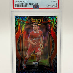 2024-25 Select Fifa #22 Diogo Jota Jade Dragon Scale PSA 9 FRENLY BRICKS - Open 7 Days