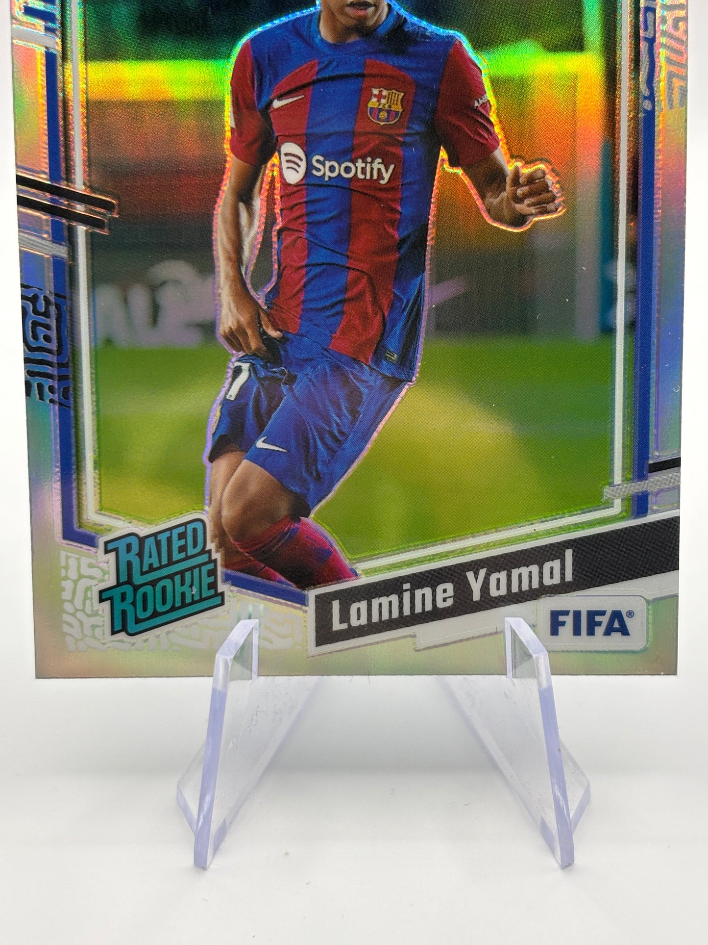 2023-24 Panini Donruss FIFA Optic Rated Rookie Lamine Yamal #177 Holo Prizm FRENLY BRICKS - Open 7 Days