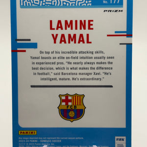 2023-24 Panini Donruss FIFA Optic Rated Rookie Lamine Yamal #177 Holo Prizm FRENLY BRICKS - Open 7 Days
