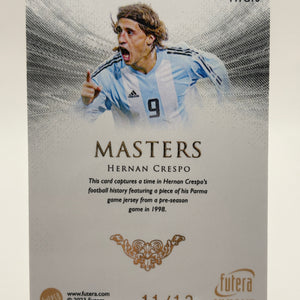 2023 Futera Unique Masters #MTG10 Hernan Crespo Patch 11/12 FRENLY BRICKS - Open 7 Days