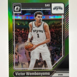 2024 DONRUSS OPTIC VICTOR WEMBANYAMA LIME GREEN /149 FRENLY BRICKS - Open 7 Days