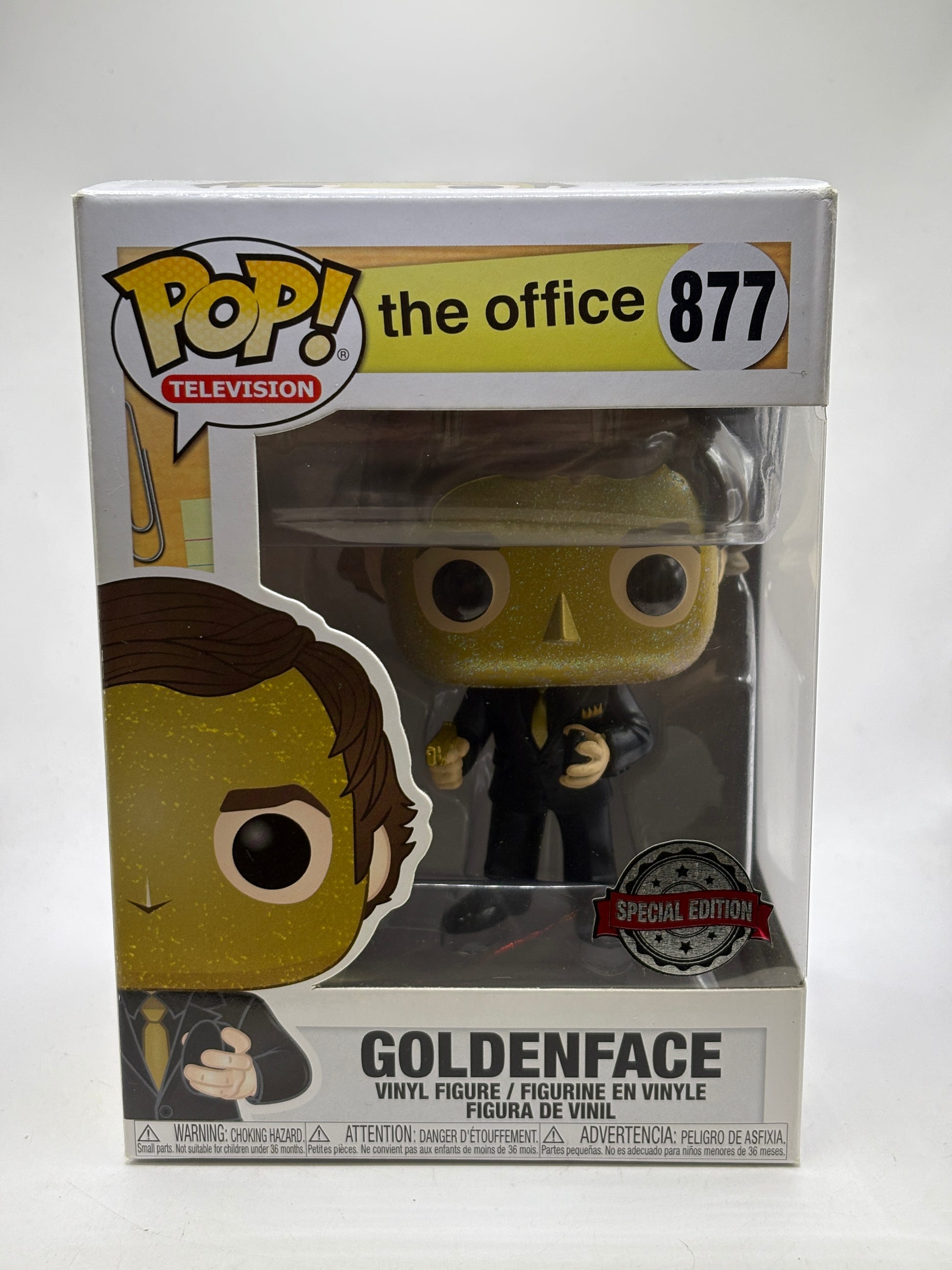 Funko POP! Television The Office #877 Goldenface Special Edition image 1