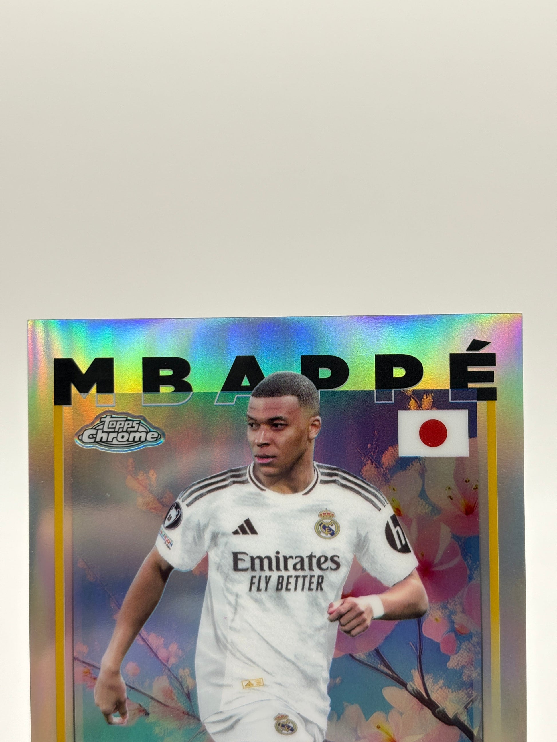 Kylian Mbappe 2024-25 Topps Chrome UCC Japan #1 Cherry Blossom Refractor SSP FRENLY BRICKS - Open 7 Days