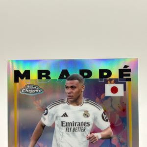 Kylian Mbappe 2024-25 Topps Chrome UCC Japan #1 Cherry Blossom Refractor SSP FRENLY BRICKS - Open 7 Days
