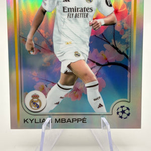 Kylian Mbappe 2024-25 Topps Chrome UCC Japan #1 Cherry Blossom Refractor SSP FRENLY BRICKS - Open 7 Days