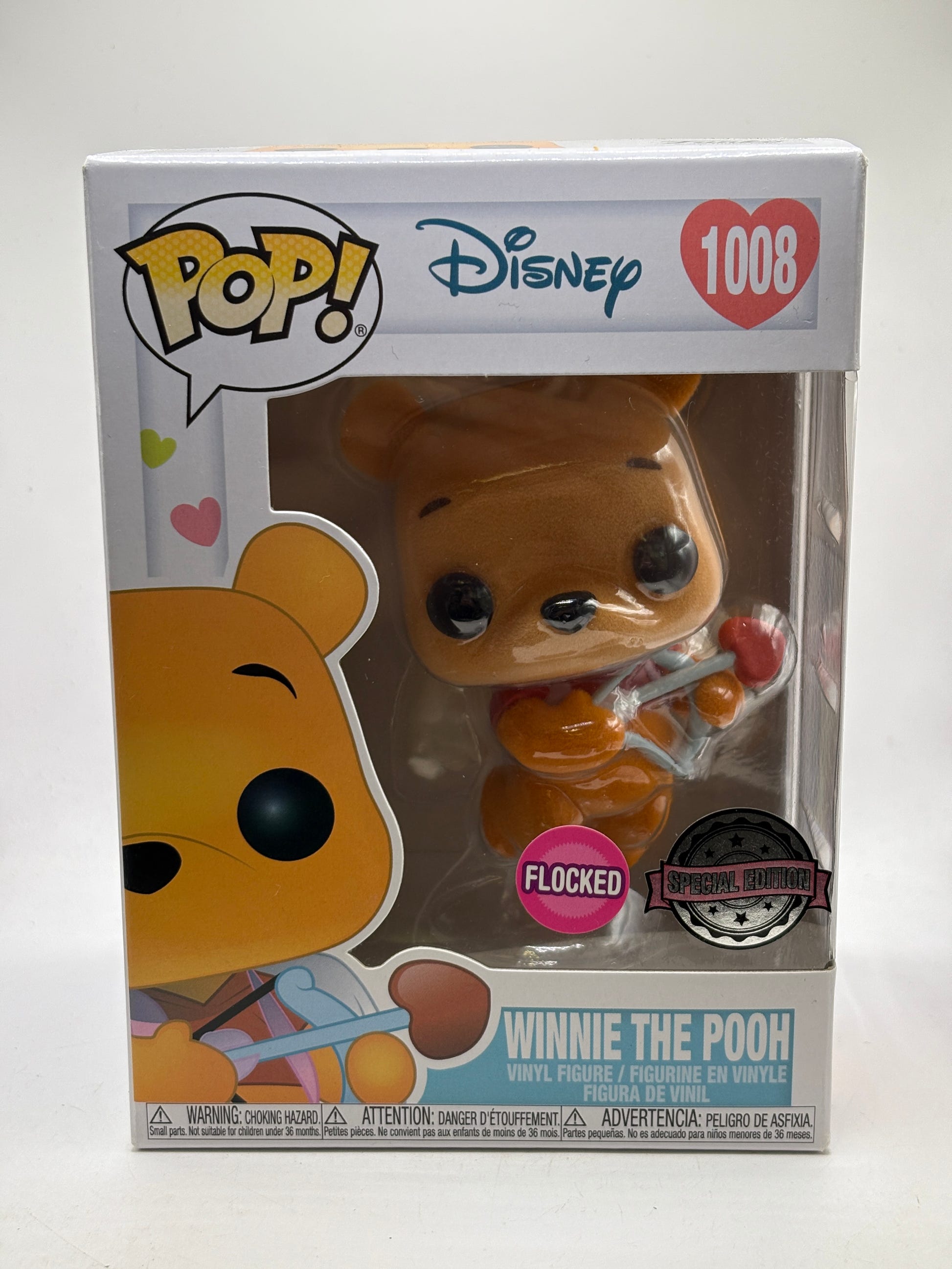 Funko POP! Disney #1008 Winnie The Pooh Flocked Special Edition image 1