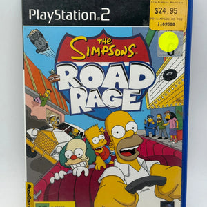 The Simpsons Road Rage Playstation 2 Complete With Manual PAL FRENLY BRICKS - Open 7 Days