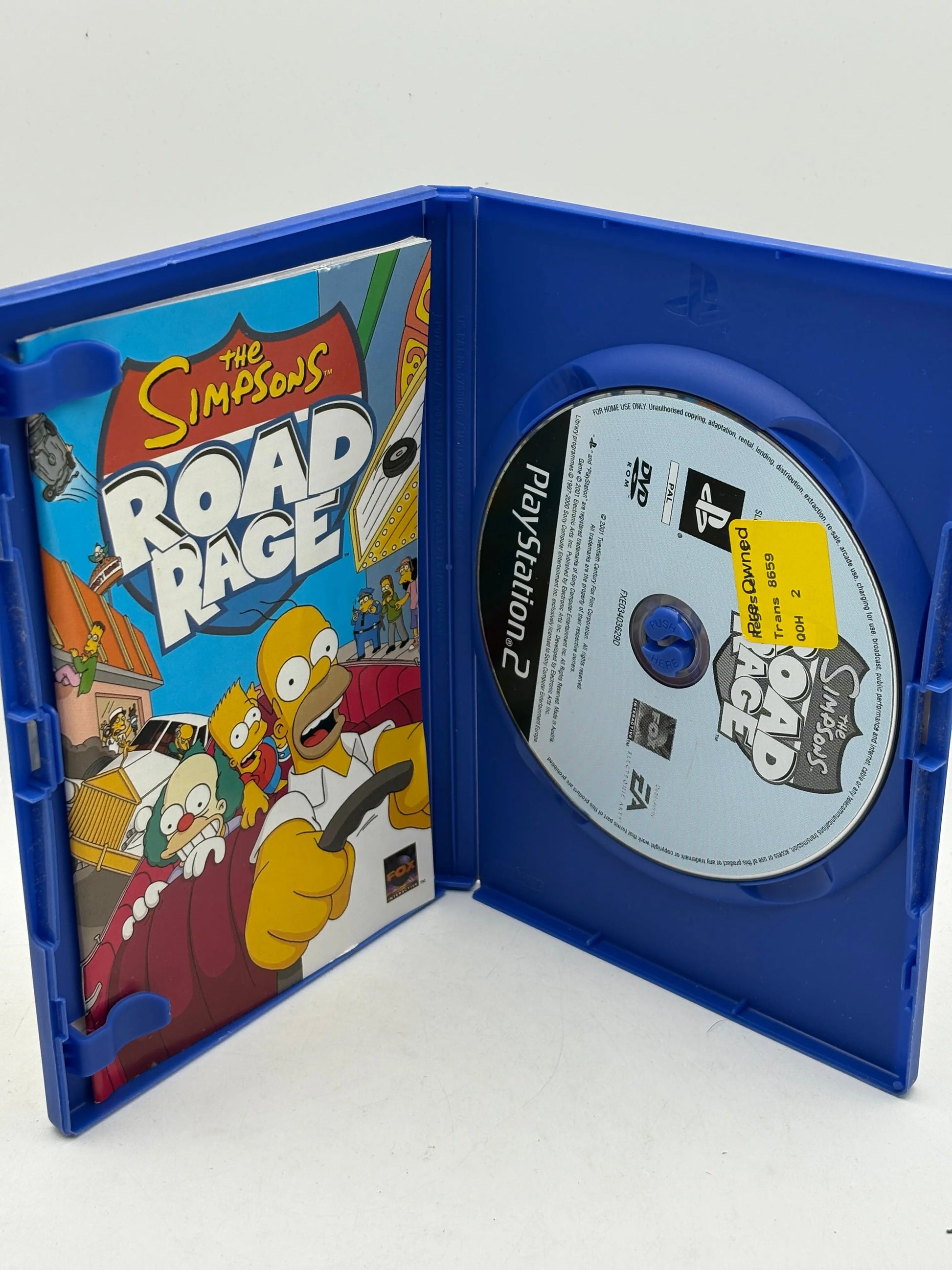The Simpsons Road Rage Playstation 2 Complete With Manual PAL FRENLY BRICKS - Open 7 Days