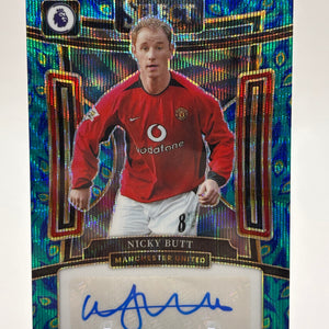 2023-24 Panini Select Premier League - Nicky Butt Auto Peacock FRENLY BRICKS - Open 7 Days