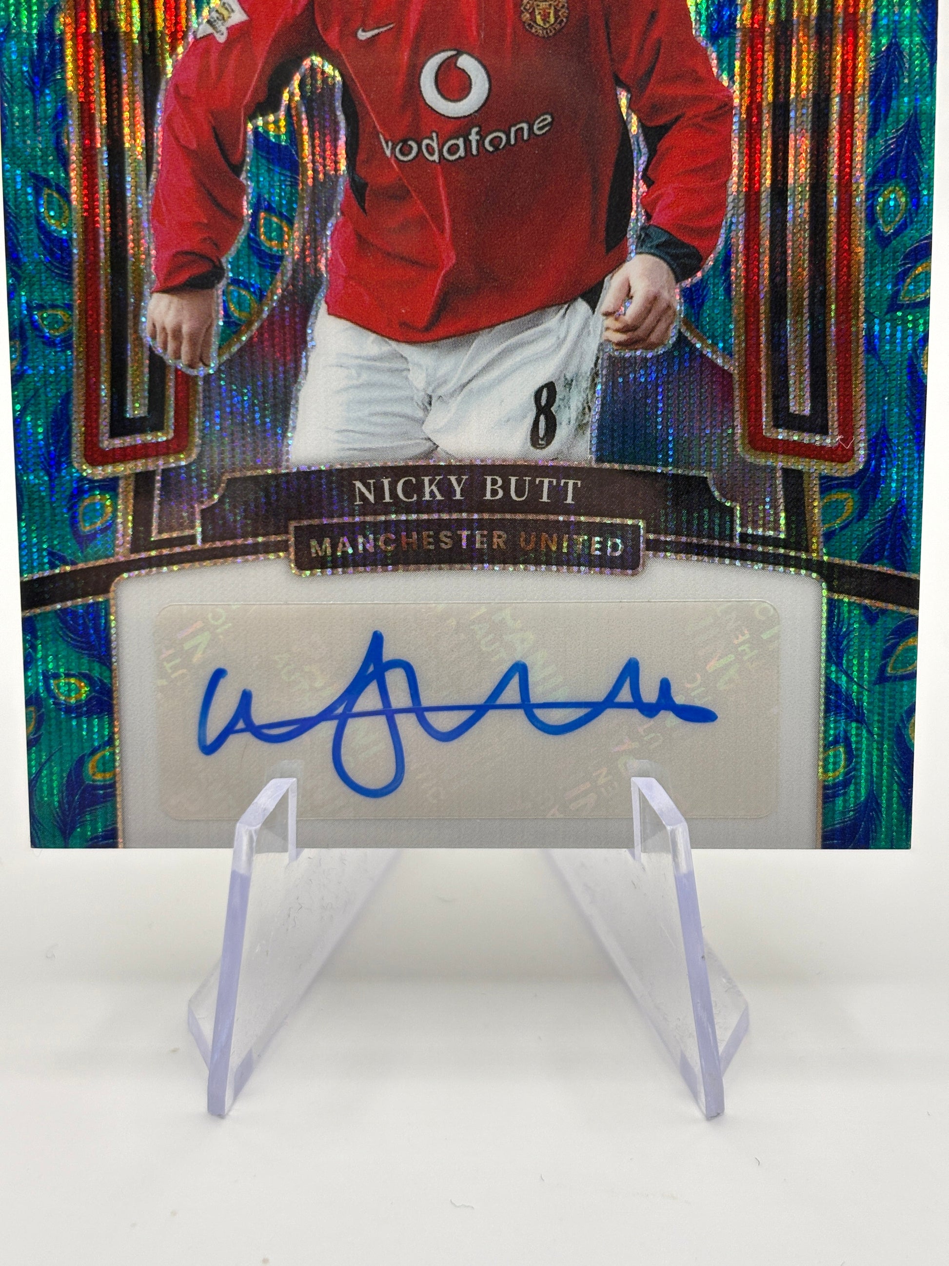 2023-24 Panini Select Premier League - Nicky Butt Auto Peacock FRENLY BRICKS - Open 7 Days