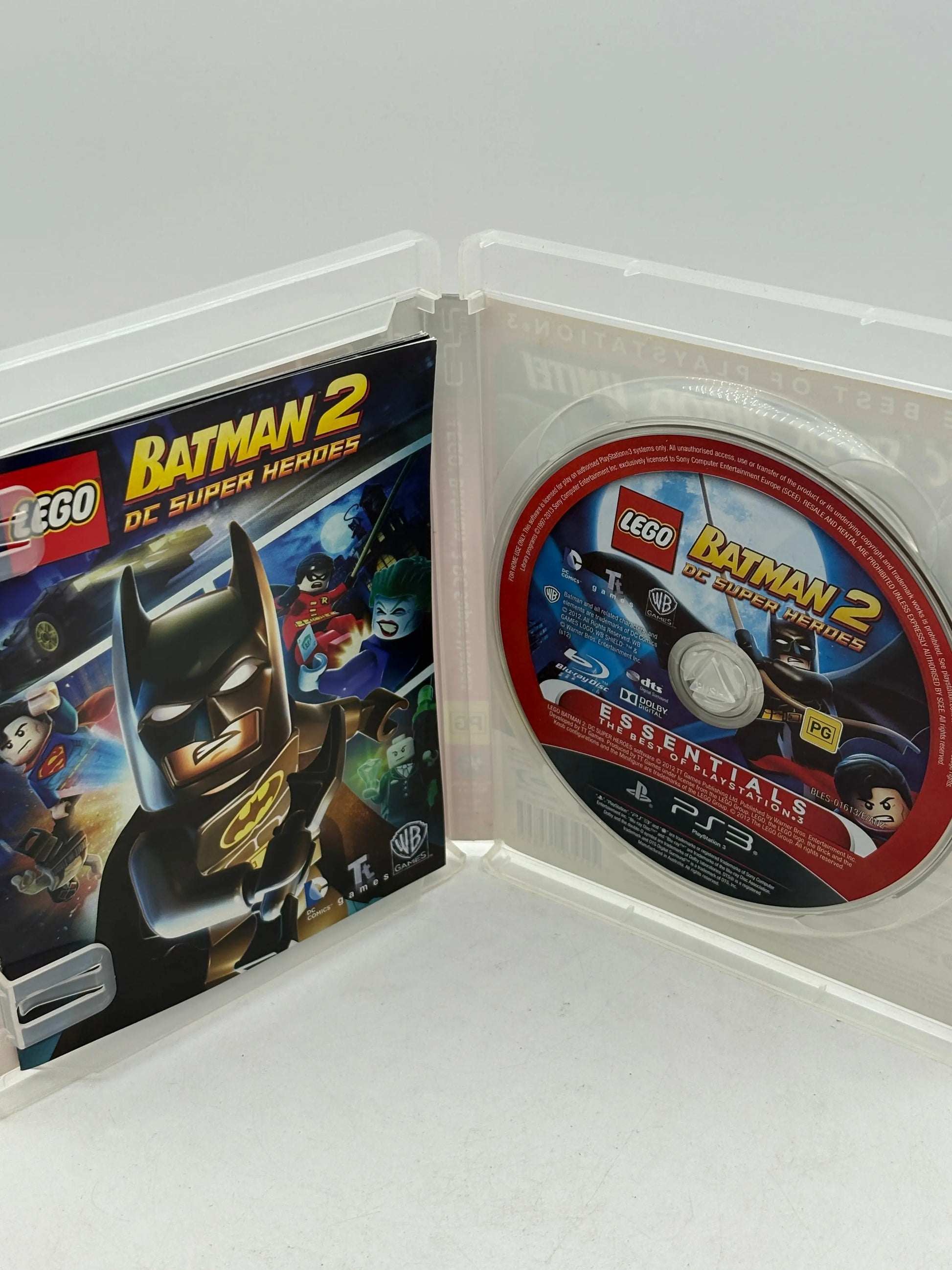 Sony Playstation 3 Essentials Lego Batman 2 DC Super Heroes Game with Manual FRENLY BRICKS - Open 7 Days