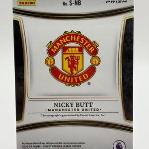 2023-24 Panini Select Premier League - Nicky Butt Auto Peacock FRENLY BRICKS - Open 7 Days
