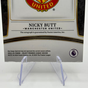 2023-24 Panini Select Premier League - Nicky Butt Auto Peacock FRENLY BRICKS - Open 7 Days