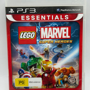 Sony Playstation 3 Essentials Lego Marvel Super Heroes Game with Manual FRENLY BRICKS - Open 7 Days