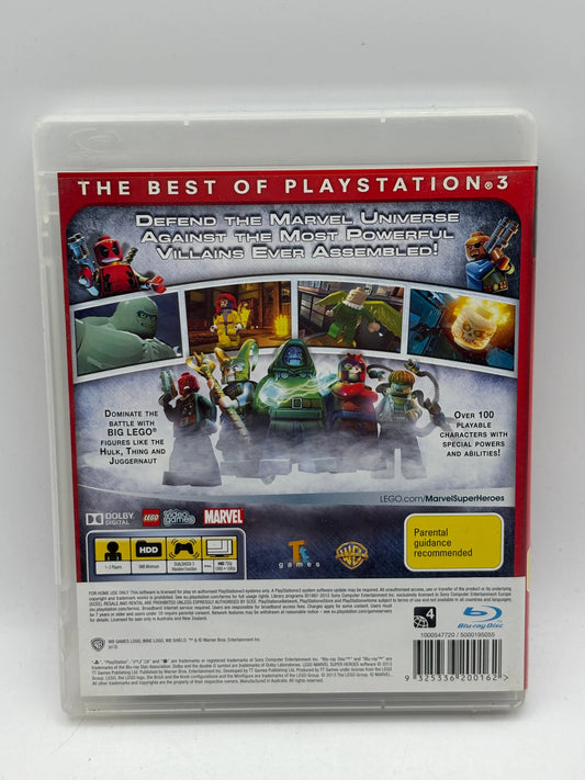 Sony Playstation 3 Essentials Lego Marvel Super Heroes Game with Manual FRENLY BRICKS - Open 7 Days