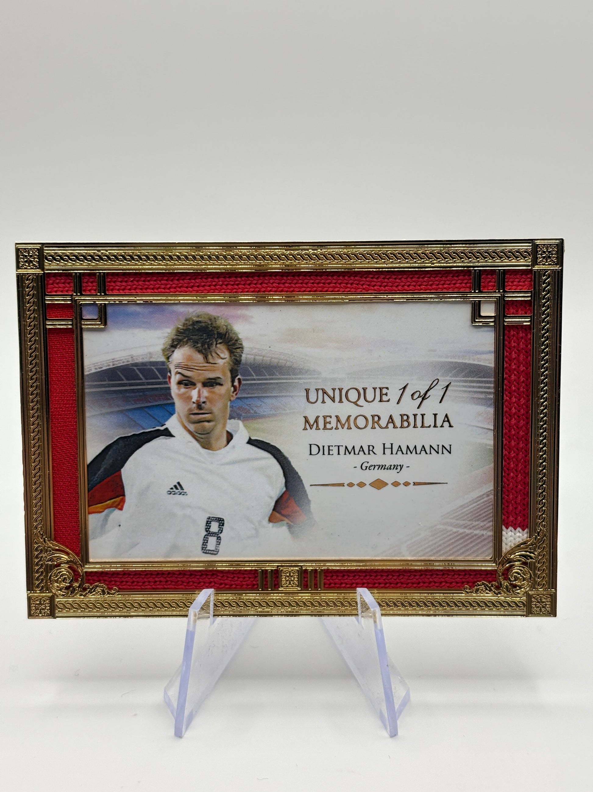 2025 Futera Unique - Dietmar Hamann 1 of 1 Gold Frame Germany FRENLY BRICKS - Open 7 Days
