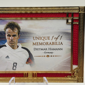 2025 Futera Unique - Dietmar Hamann 1 of 1 Gold Frame Germany FRENLY BRICKS - Open 7 Days