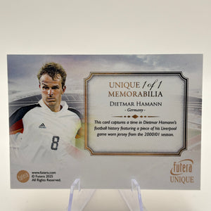 2025 Futera Unique - Dietmar Hamann 1 of 1 Gold Frame Germany FRENLY BRICKS - Open 7 Days