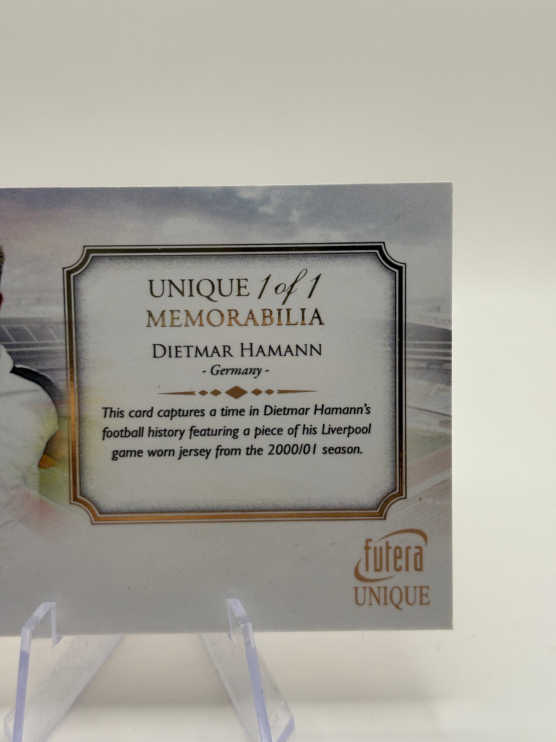 2025 Futera Unique - Dietmar Hamann 1 of 1 Gold Frame Germany FRENLY BRICKS - Open 7 Days