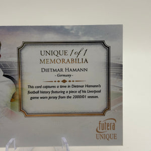 2025 Futera Unique - Dietmar Hamann 1 of 1 Gold Frame Germany FRENLY BRICKS - Open 7 Days
