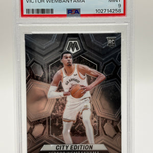 2023-24 Panini Mosaic Victor Wembanyama #282 PSA 9 FRENLY BRICKS - Open 7 Days