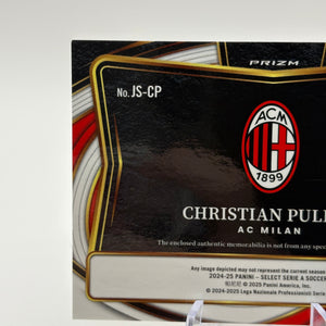 Christian Pulisic Patch AC Milan 2024-25 Panini Select Serie A Soccer USA FRENLY BRICKS - Open 7 Days
