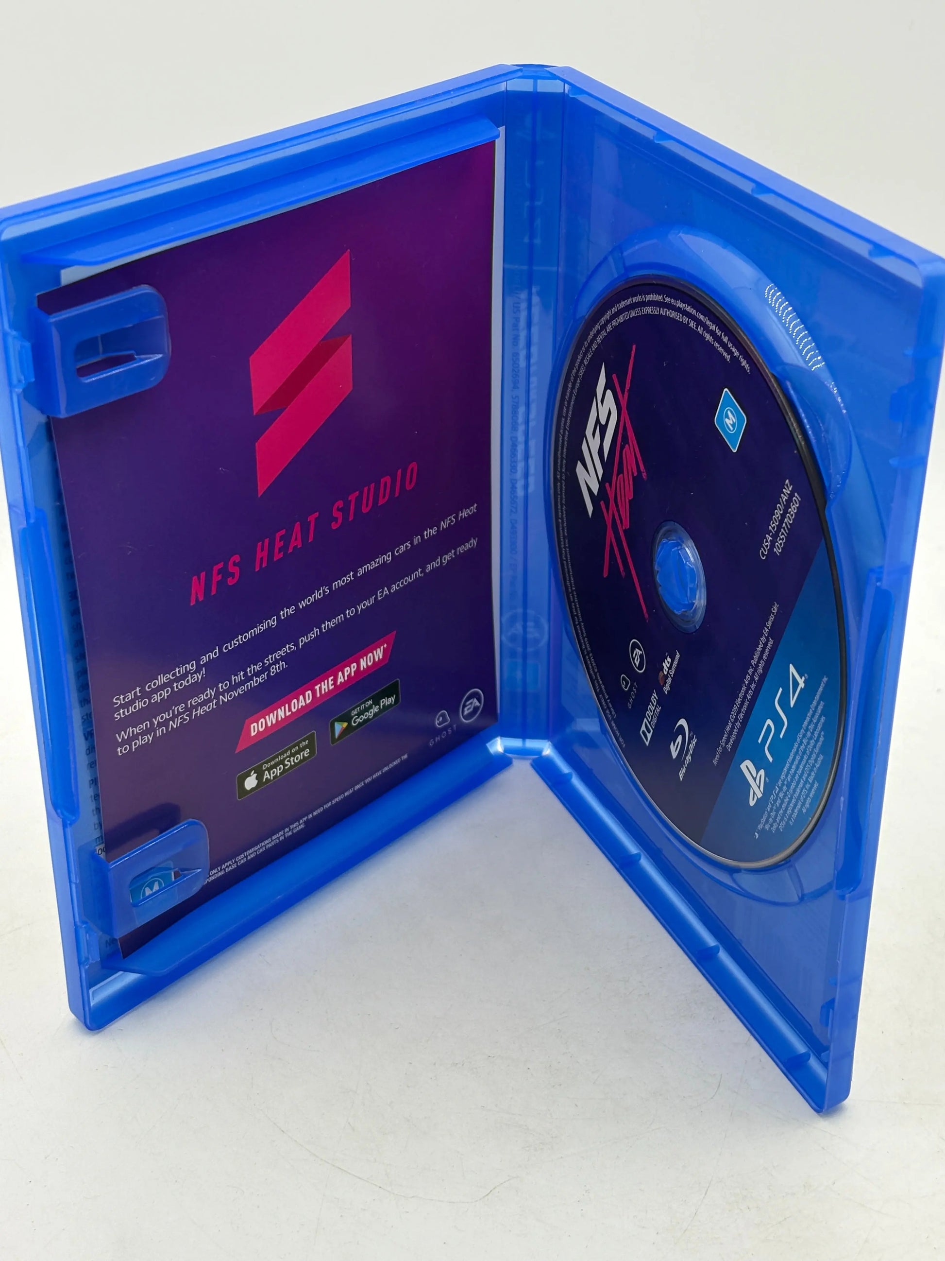 Sony Playstation 4 Need for Speed Heat Video Game with Manual FRENLY BRICKS - Open 7 Days
