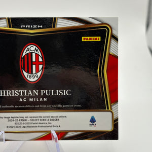 Christian Pulisic Patch AC Milan 2024-25 Panini Select Serie A Soccer USA FRENLY BRICKS - Open 7 Days