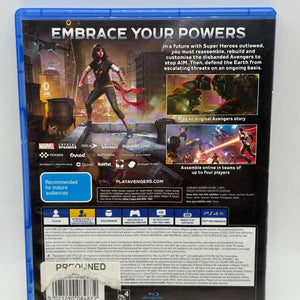 Sony Playstation 4 Marvel Avengers Video Game with Manuals FRENLY BRICKS - Open 7 Days