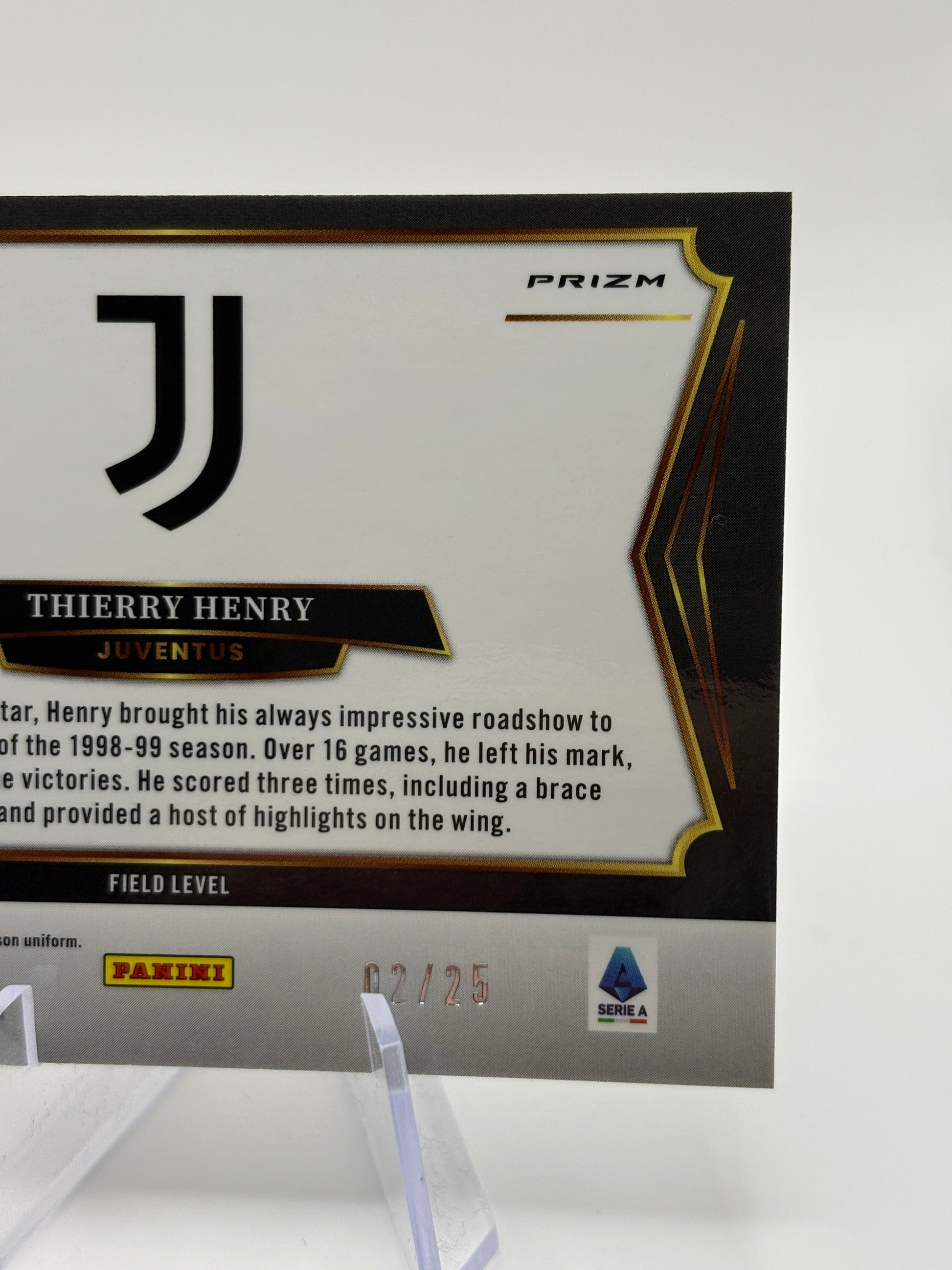 2024-25 Panini Select Serie A Thierry Henry #248 Multi Color Prizm /25 FRENLY BRICKS - Open 7 Days