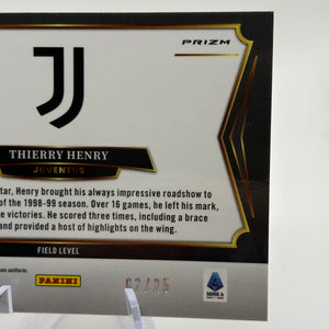 2024-25 Panini Select Serie A Thierry Henry #248 Multi Color Prizm /25 FRENLY BRICKS - Open 7 Days