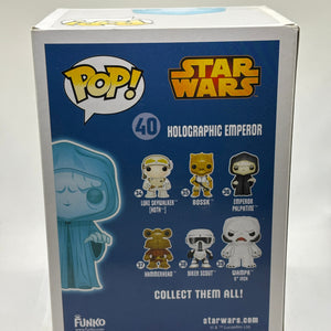 Funko POP! Star Wars #40 Holographic Emperor Glow Vinyl Bobble-Head FRENLY BRICKS - Open 7 Days