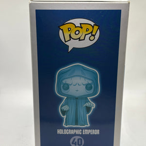 Funko POP! Star Wars #40 Holographic Emperor Glow Vinyl Bobble-Head FRENLY BRICKS - Open 7 Days