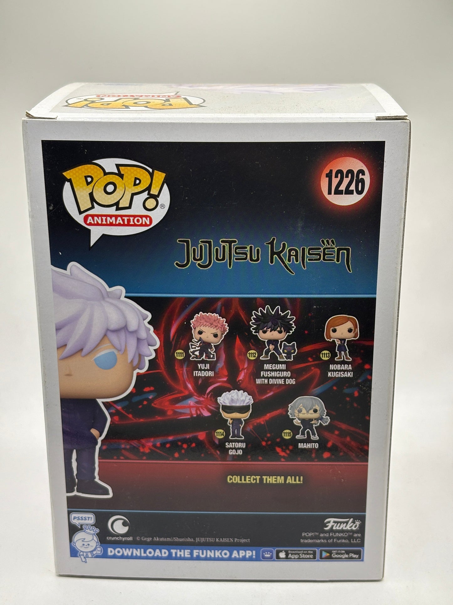Funko POP! Animation Jujutsu Kaisen #1226 Satoru Gojo 2023 Wondrous Con FRENLY BRICKS - Open 7 Days