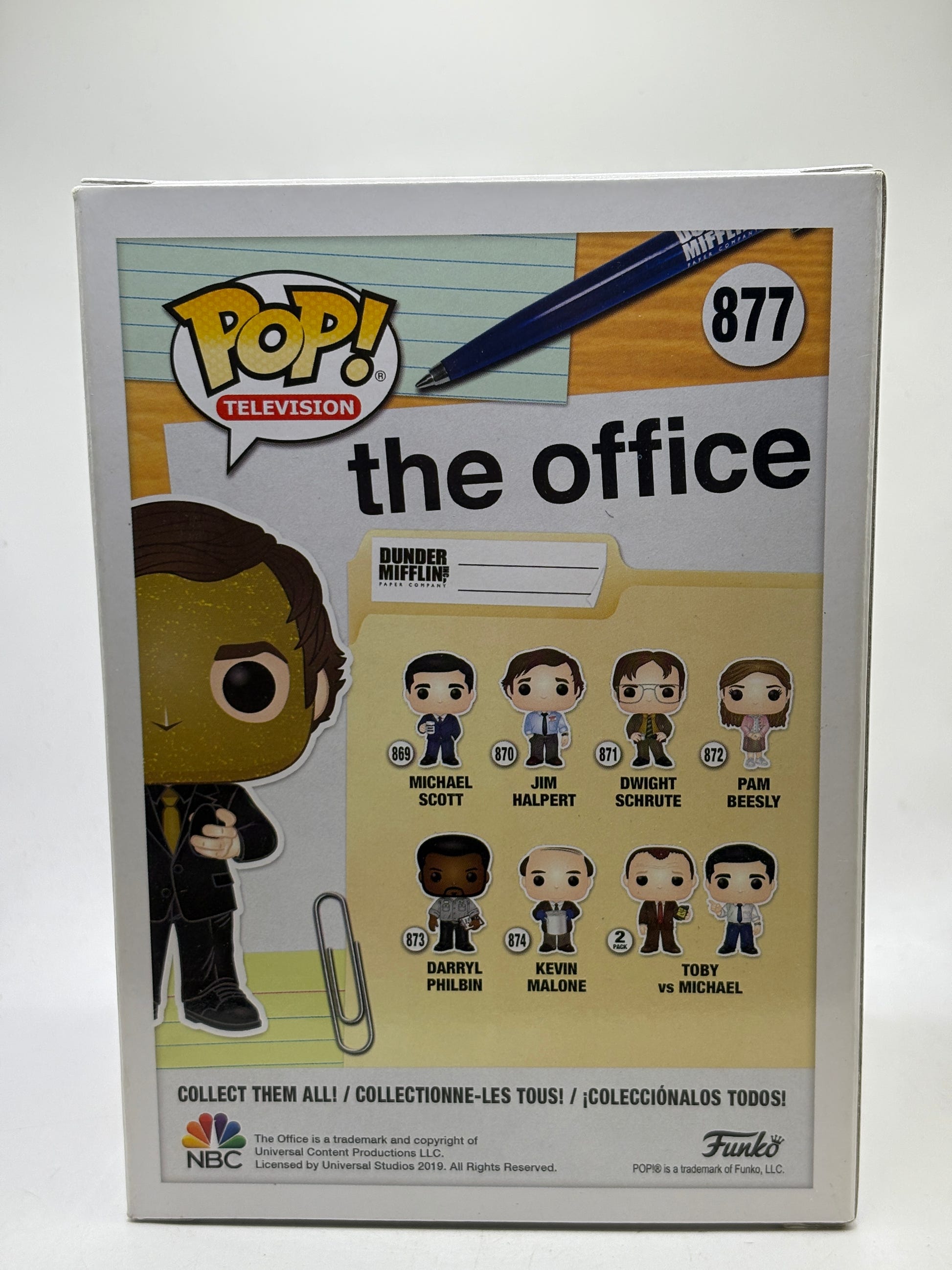 Funko POP! Television The Office #877 Goldenface Special Edition image 3