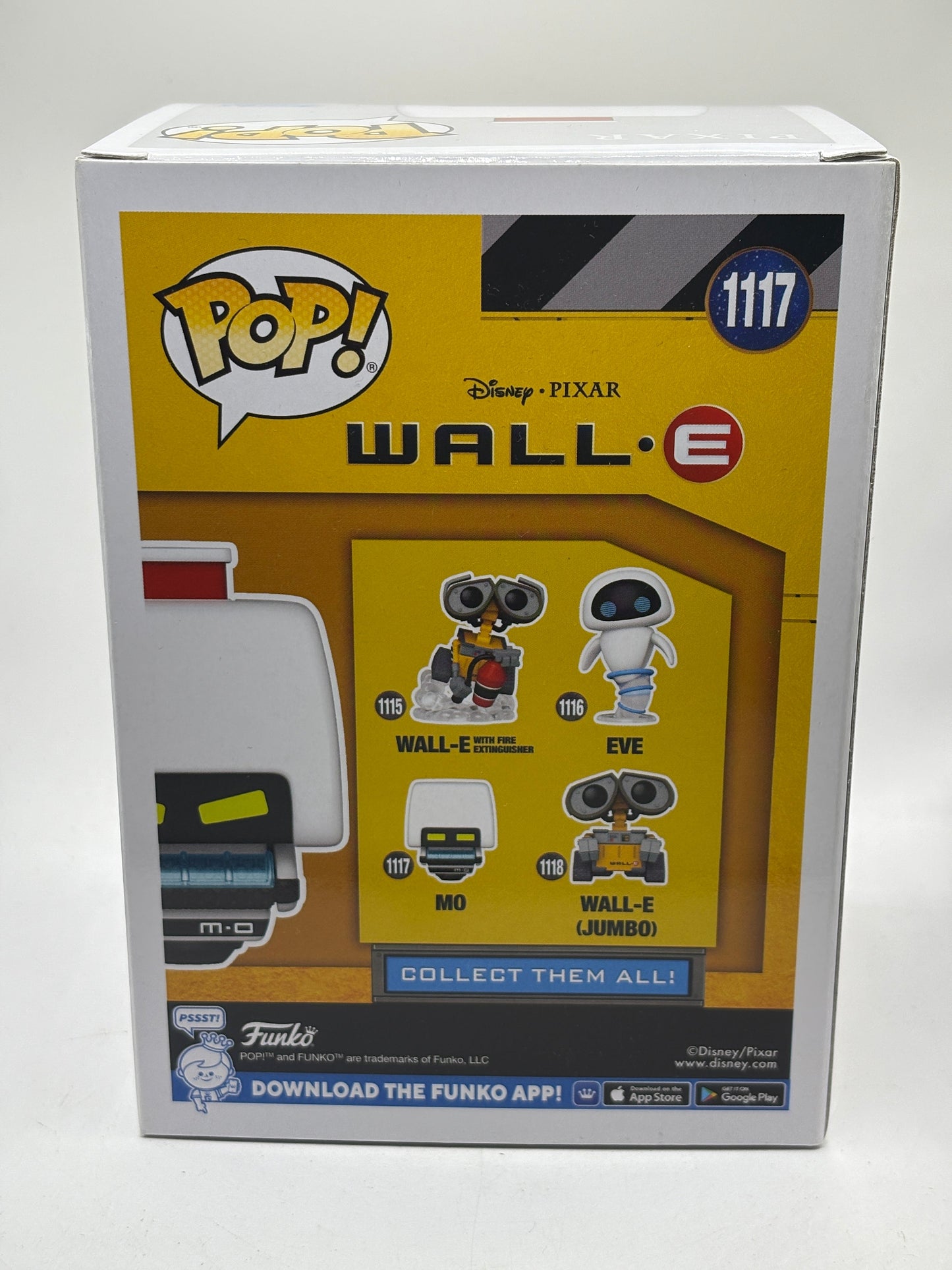 Funko POP! Wall E #1117 MO Limited Chase Vinyl Figure FRENLY BRICKS - Open 7 Days