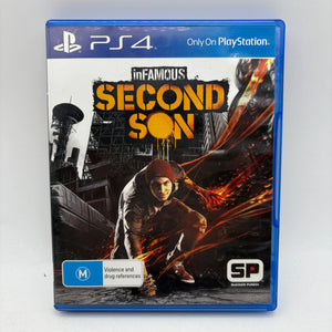 Sony Playstation 4 - Infamous Second Son Video Game with Manuals FRENLY BRICKS - Open 7 Days