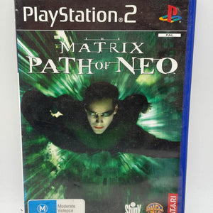Sony Playstation 2 The Matrix Path Of Neo Video Game with Manual FRENLY BRICKS - Open 7 Days