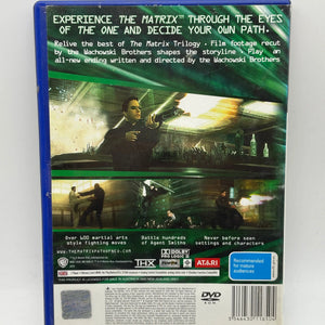 Sony Playstation 2 The Matrix Path Of Neo Video Game with Manual FRENLY BRICKS - Open 7 Days