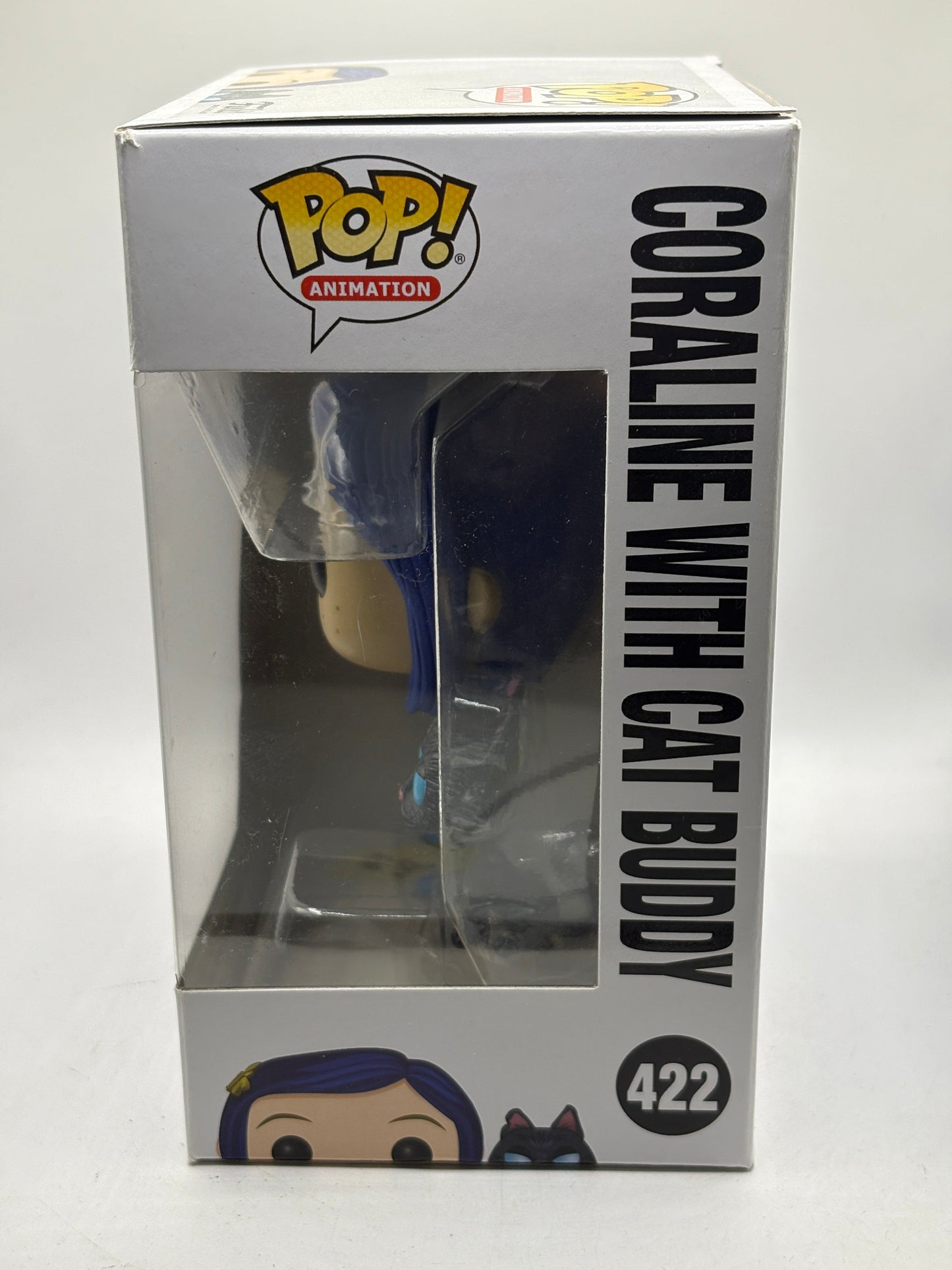 Funko POP! Animation Coraline #422 Coraline with Cat Buddy Vinyl Figure FRENLY BRICKS - Open 7 Days