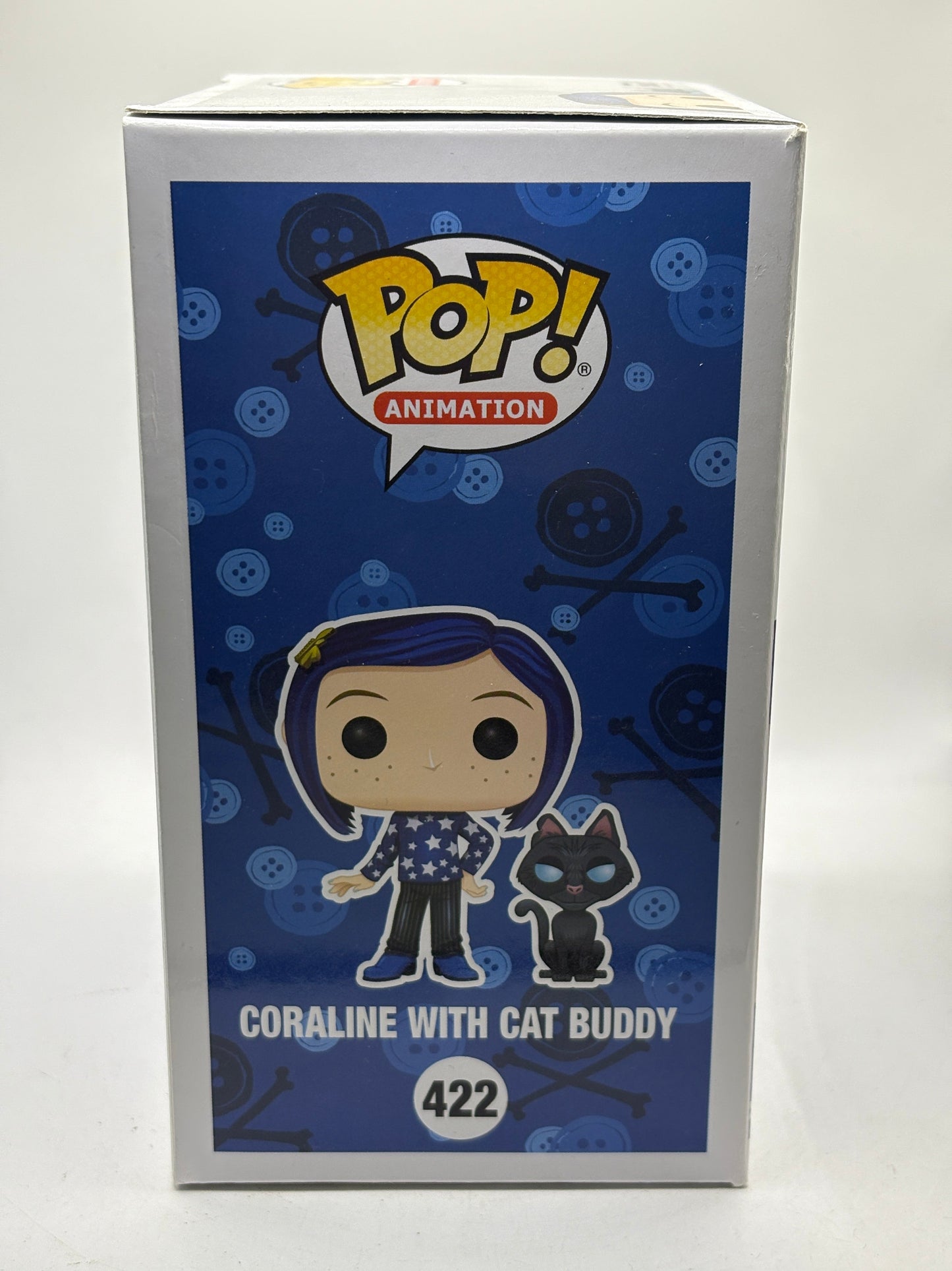 Funko POP! Animation Coraline #422 Coraline with Cat Buddy Vinyl Figure FRENLY BRICKS - Open 7 Days