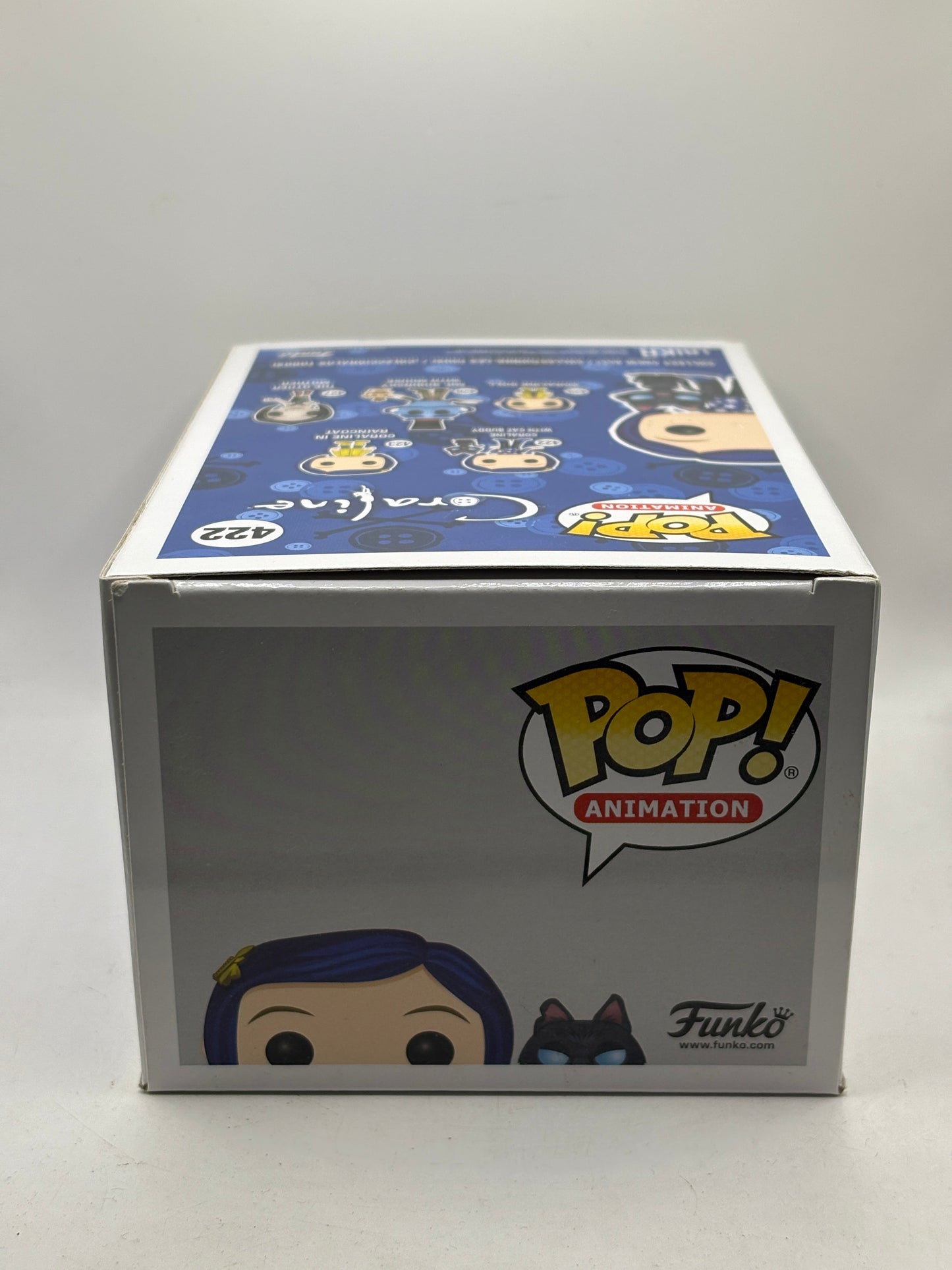 Funko POP! Animation Coraline #422 Coraline with Cat Buddy Vinyl Figure FRENLY BRICKS - Open 7 Days