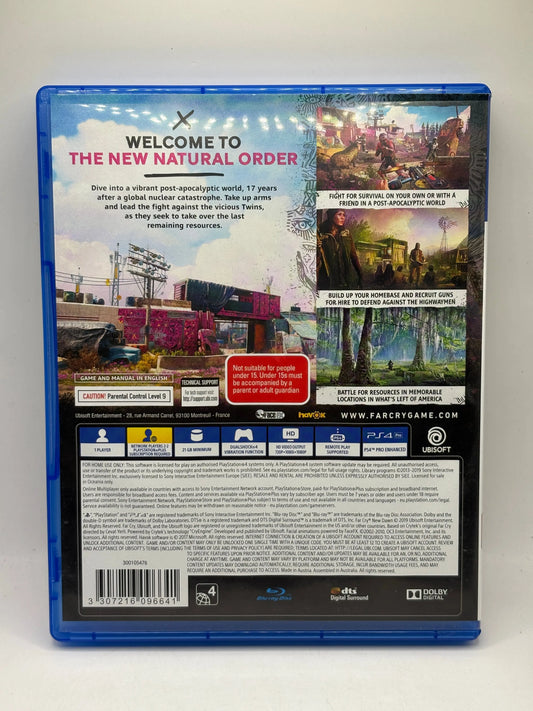 Sony Playstation 4 Farcry New Dawn Video Game FRENLY BRICKS - Open 7 Days
