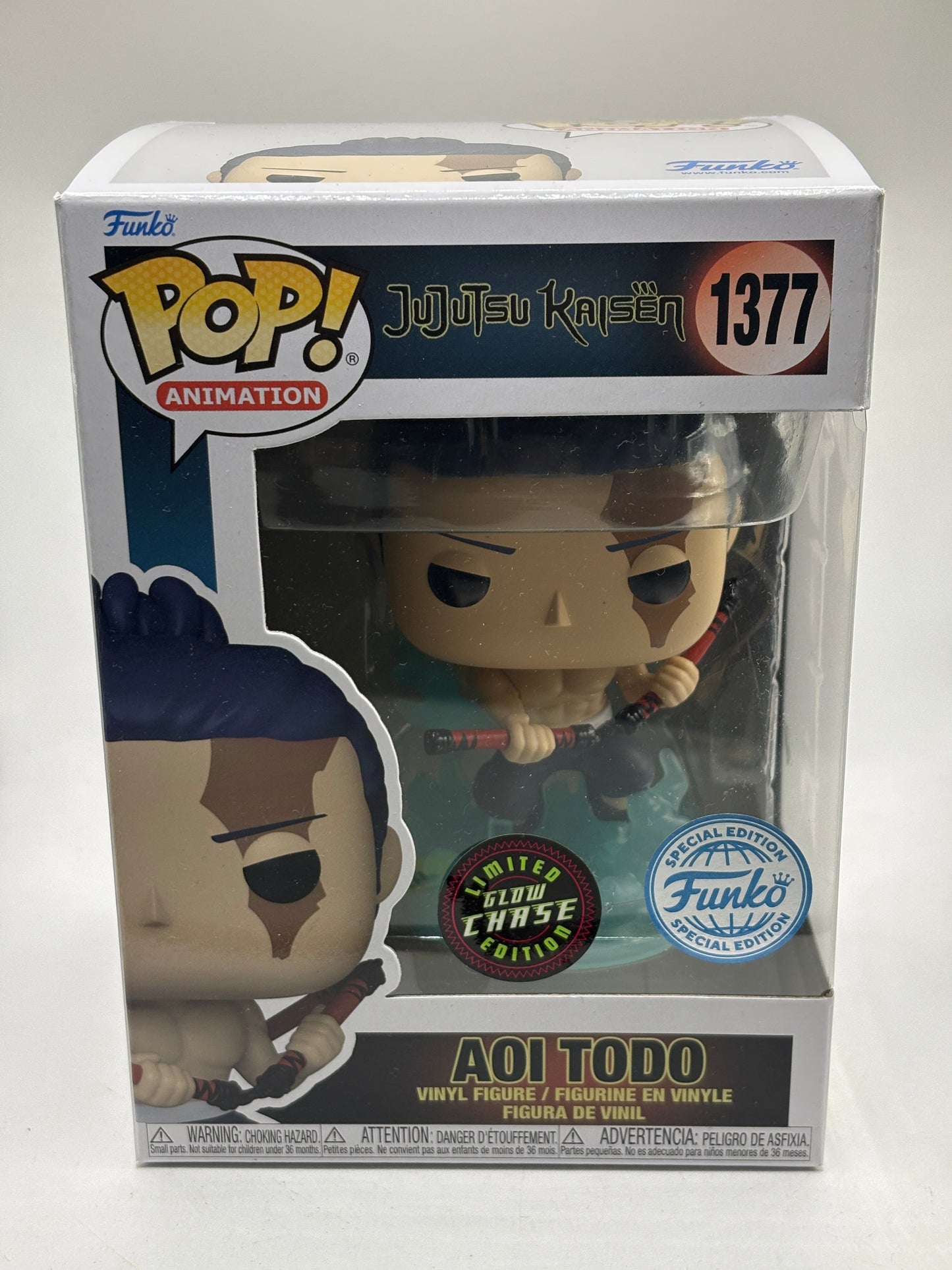 Funko POP! Animation Jujutsu Kaisen #1377 Aoi Todo Limited Glow Chase SE FRENLY BRICKS - Open 7 Days