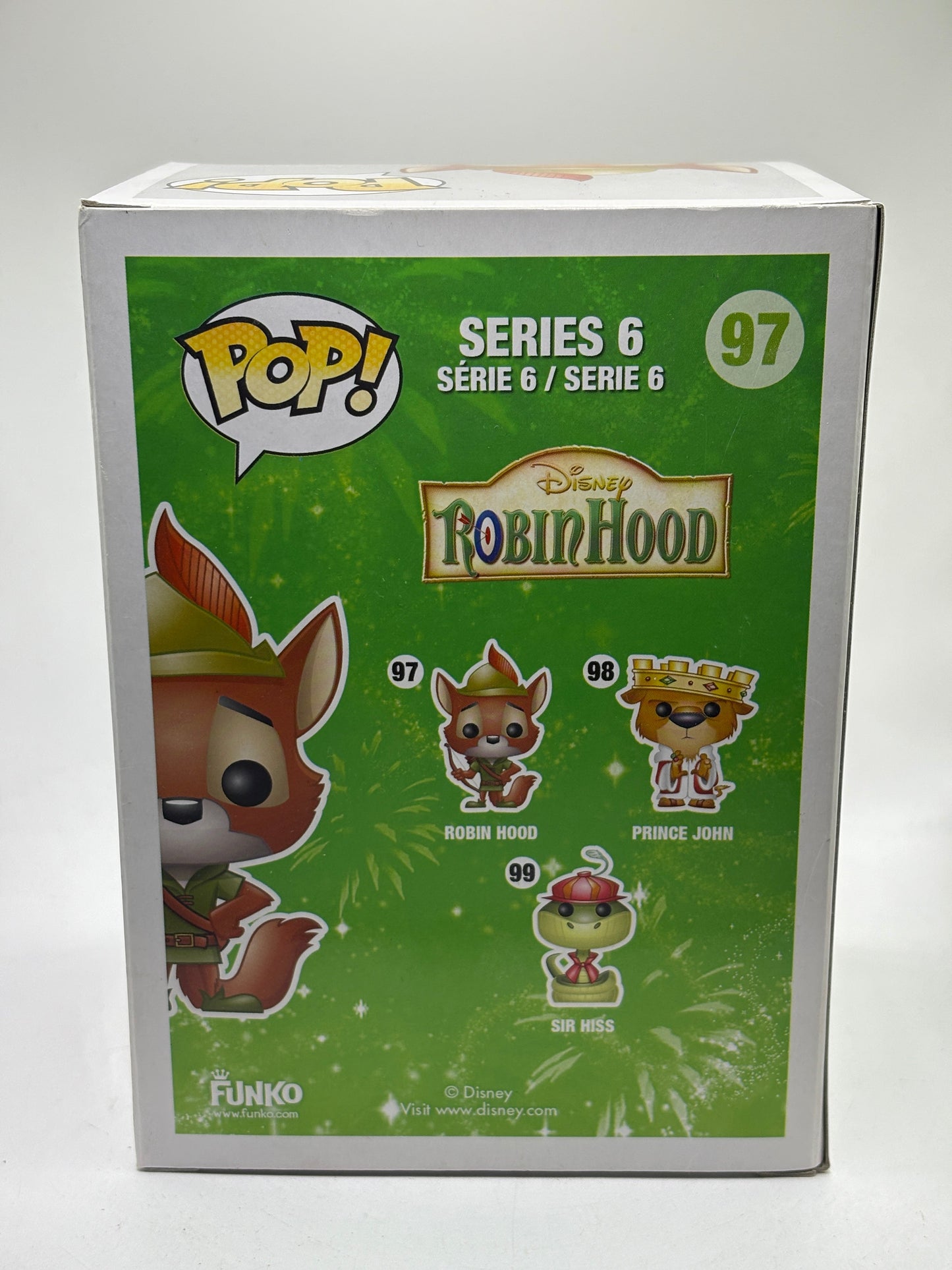 Funko POP! Disney #97 Robin Hood Vinyl Figure FRENLY BRICKS - Open 7 Days
